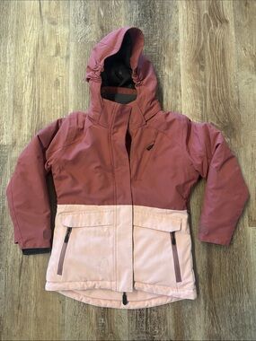 Kids winter jacket—pink